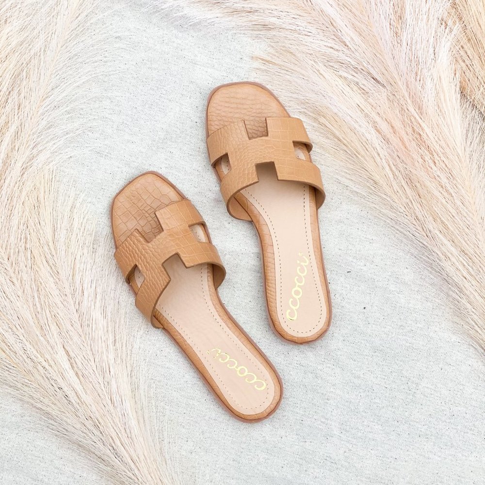 Luna Sandals | Camel